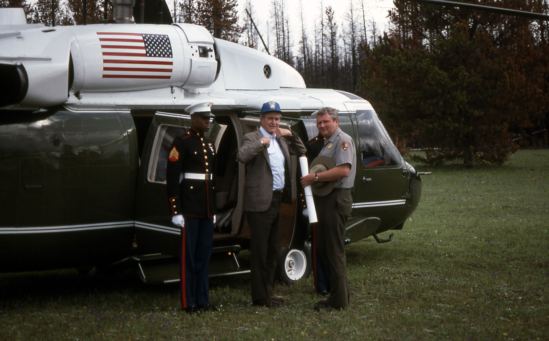 George Bush in Yellowstone